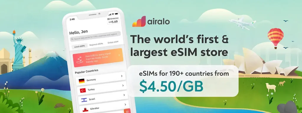 Digital Nomad Airalo eSIM Discount